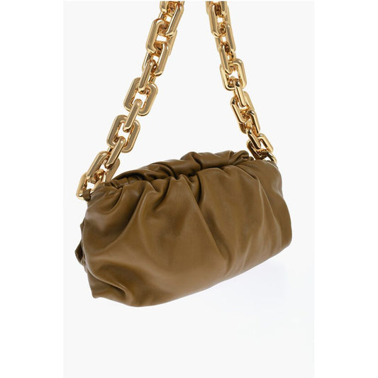 Bottega Veneta Leather THE CHAIN POUCH Bag with Magnetic Closure