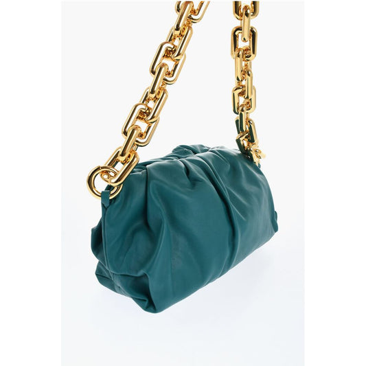 Bottega Veneta Leather THE CHAIN POUCH Bag with Magnetic Closure