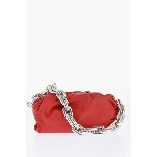 Bottega Veneta Leather THE CHAIN POUCH Bag with Magnetic Closure