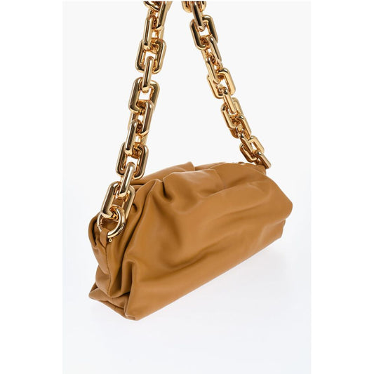 Bottega Veneta Leather THE CHAIN POUCH Bag with Magnetic Closure