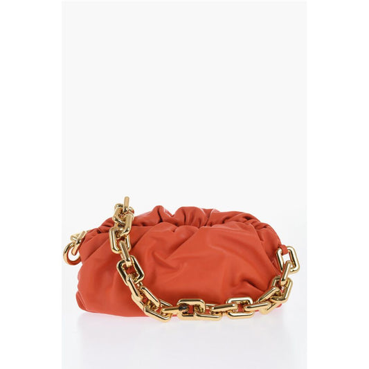 Bottega Veneta Leather THE CHAIN POUCH Bag with Magnetic Closure