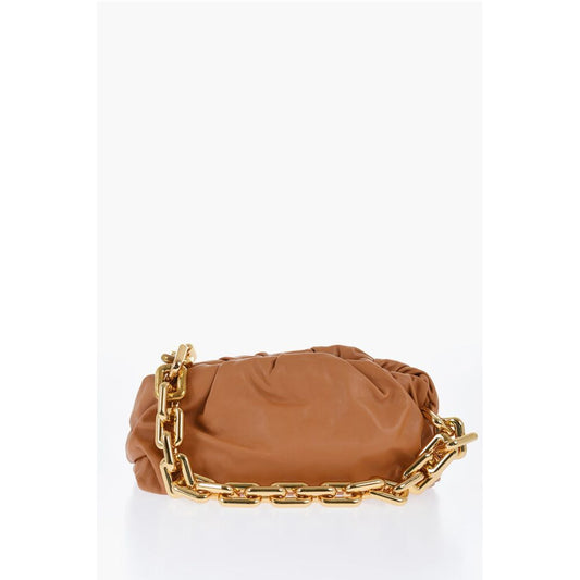 Bottega Veneta Leather THE CHAIN POUCH Bag with Magnetic Closure