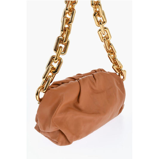 Bottega Veneta Leather THE CHAIN POUCH Bag with Magnetic Closure