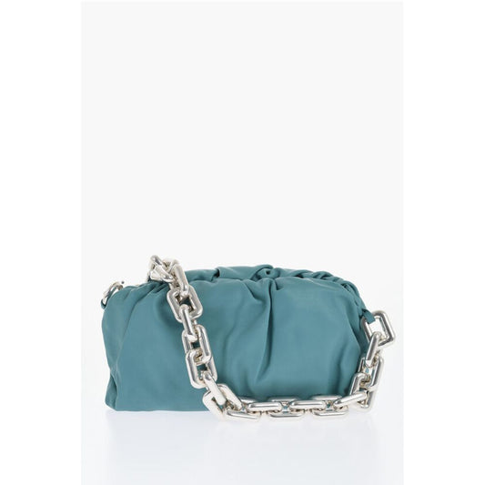 Bottega Veneta Leather THE CHAIN POUCH Bag with Magnetic Closure