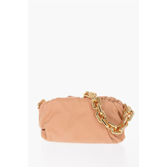 Bottega Veneta Leather THE CHAIN POUCH Bag with Magnetic Closure