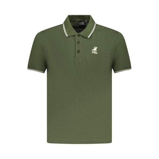 U.S. Grand Polo Green Cotton Men Polo Shirt