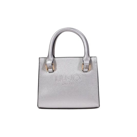 Liu Jo Silver Polyethylene Handbag