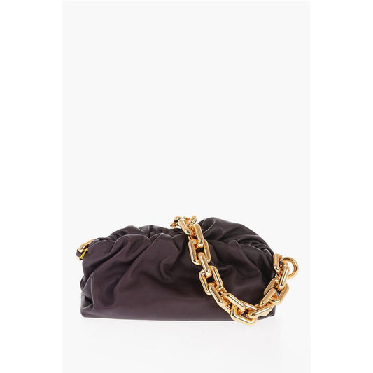 Bottega Veneta Leather THE CHAIN POUCH Bag with Magnetic Closure
