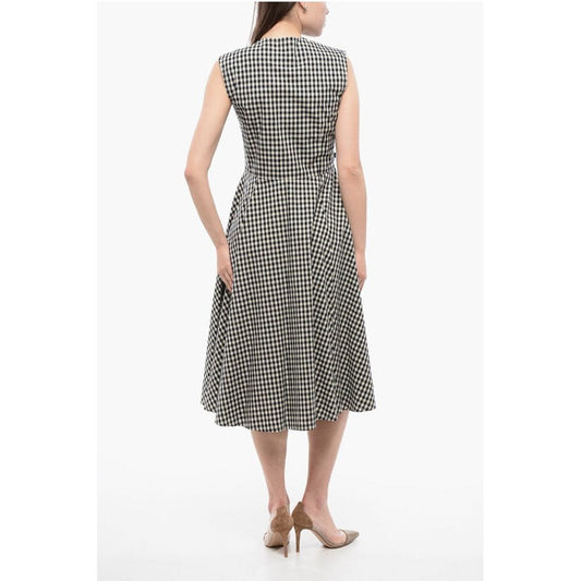 Woolrich Checkered Sleeveless Shirt Dress