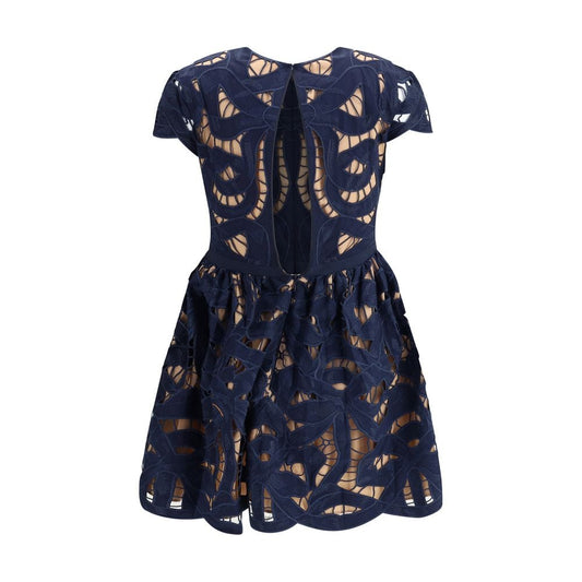 Self-Portrait Embroidered short Dress