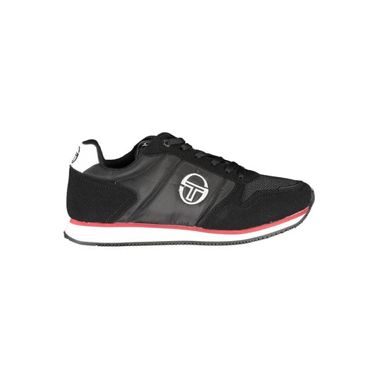 Sergio Tacchini Black Polyester Sneaker