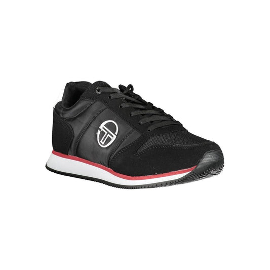 Sergio Tacchini Black Polyester Sneaker