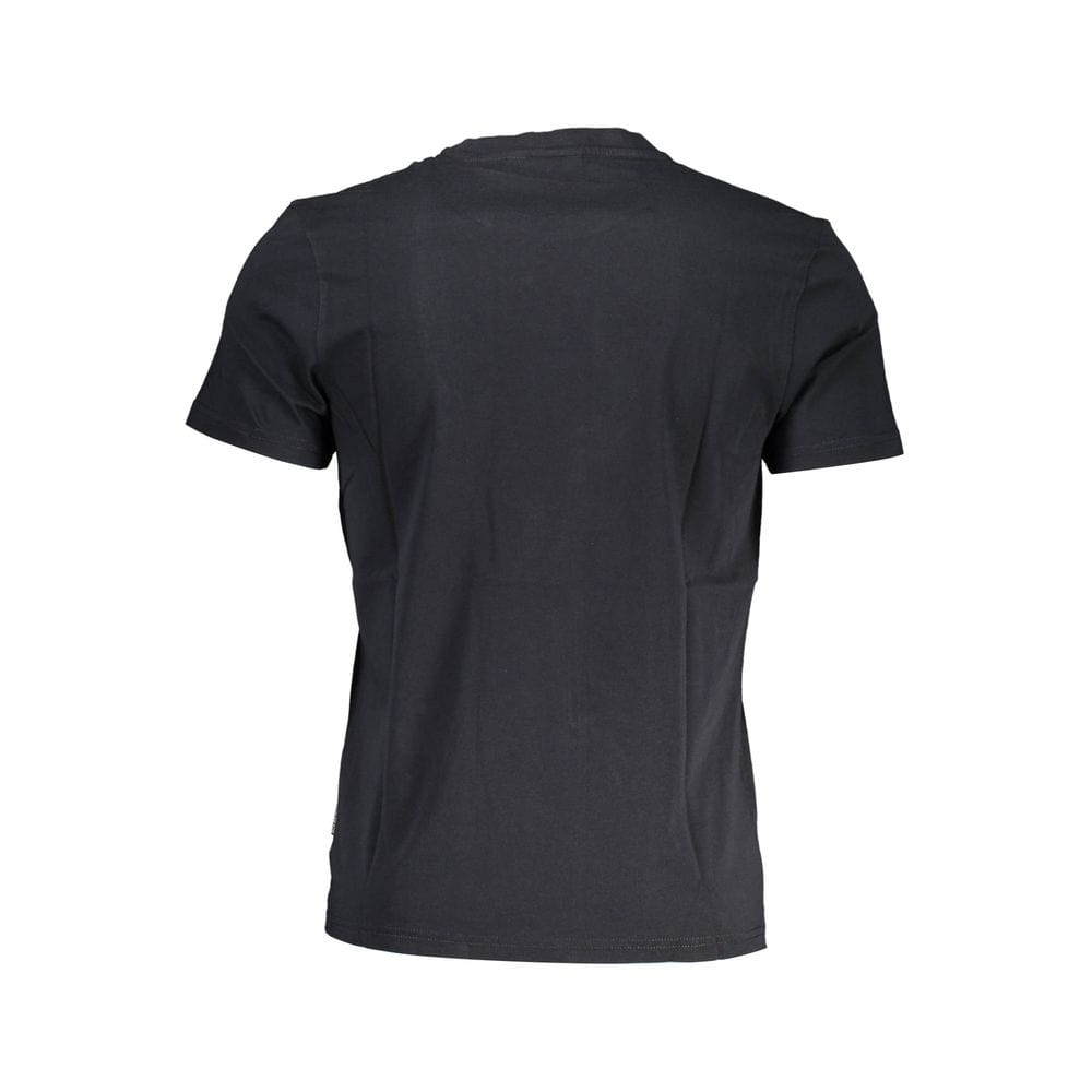 Napapijri Black Cotton T-Shirt