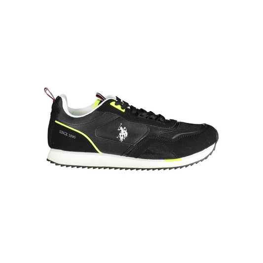 U.S. POLO ASSN. Black Polyester Sneaker