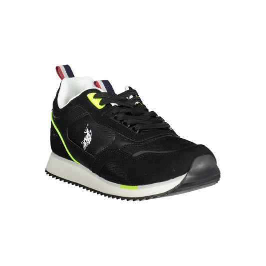 U.S. POLO ASSN. Black Polyester Sneaker