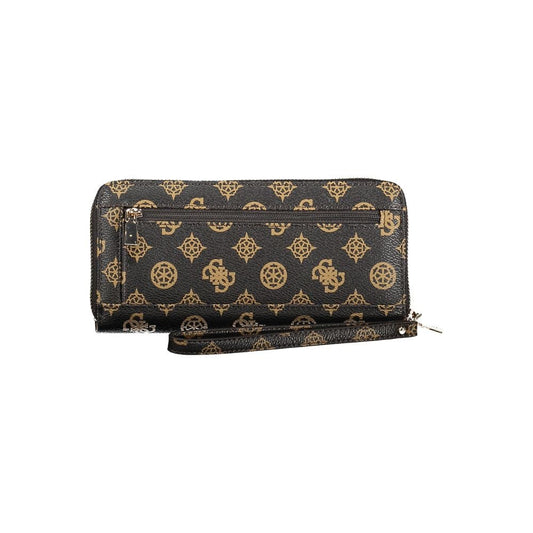 Guess Jeans Brown Polyethylene Wallet