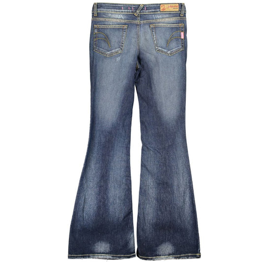 Phard Blue Cotton Jeans & Pant
