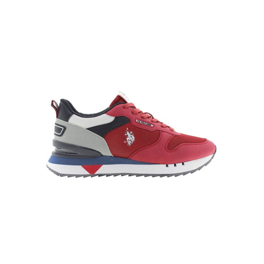 U.S. POLO ASSN. Red Polyester Sneaker