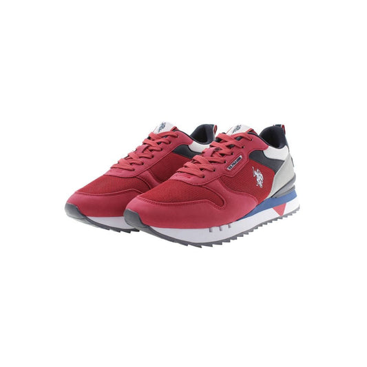 U.S. POLO ASSN. Red Polyester Sneaker