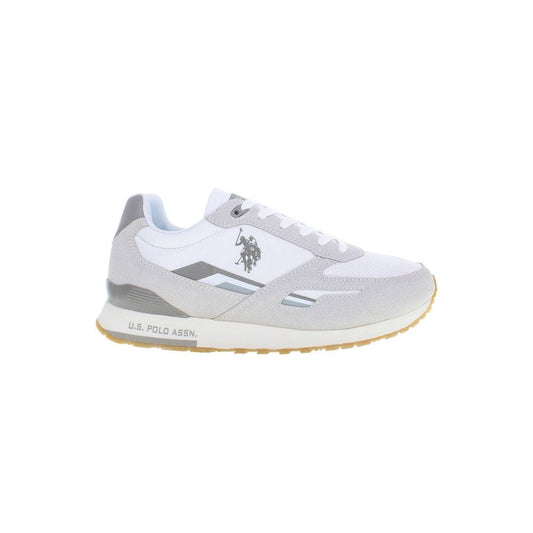 U.S. POLO ASSN. White Polyester Sneaker