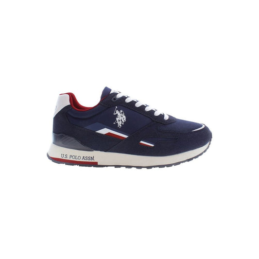 U.S. POLO ASSN. Blue Polyester Sneaker