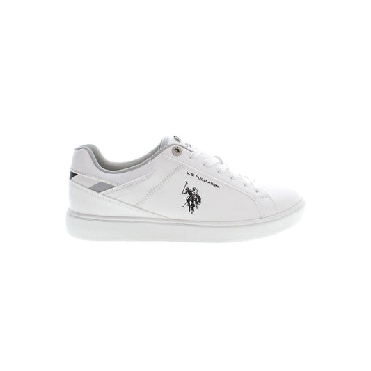 U.S. POLO ASSN. White Polyester Sneaker