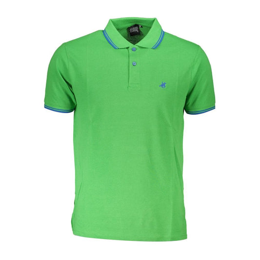 U.S. Grand Polo Green Cotton Polo Shirt