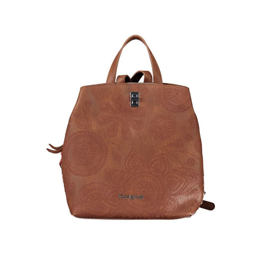 Desigual Brown Polyethylene Backpack