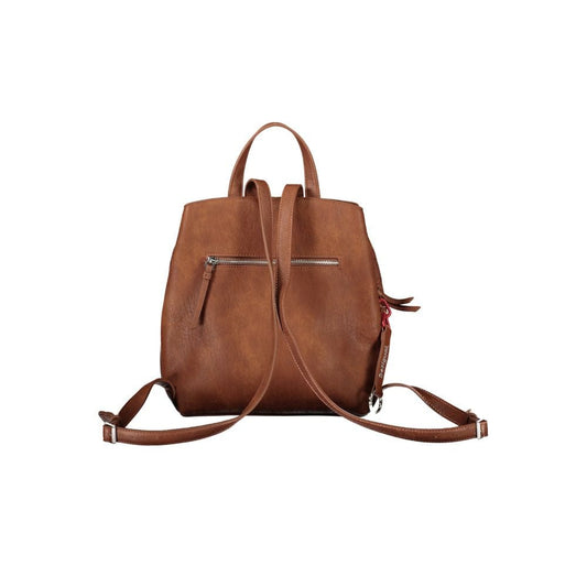 Desigual Brown Polyethylene Backpack