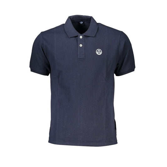 North Sails Blue Cotton Polo Shirt
