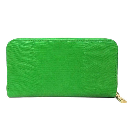 Dolce & Gabbana Green Calfskin Wallet