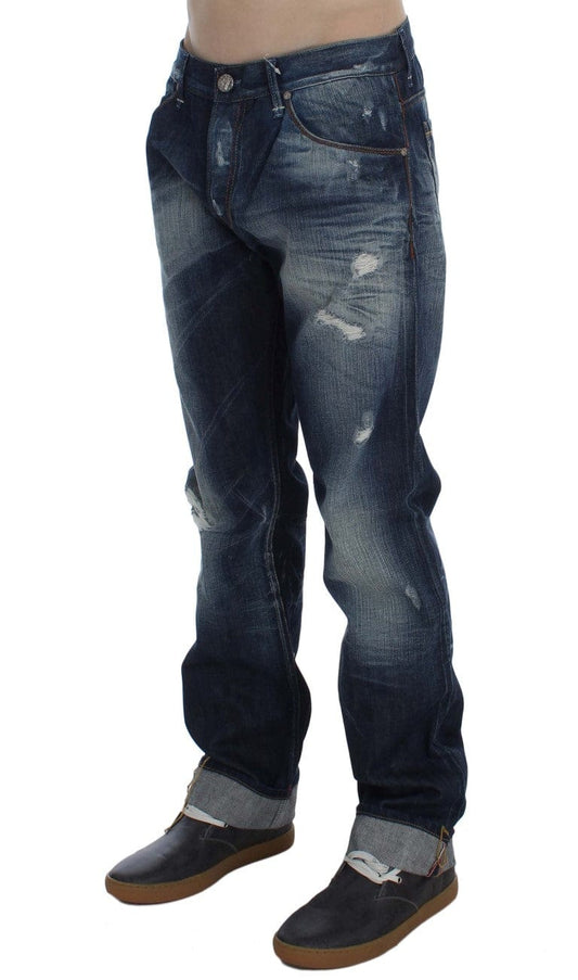 Acht W34 Acht Authentic Regular Fit Blue Wash Jeans