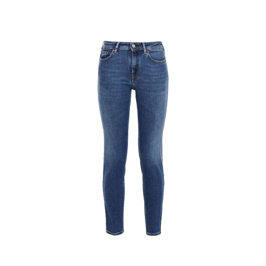 Acne Studios W27 Acne Studios Blå Konst Climb Mid Blue Cotton Denim Jeans