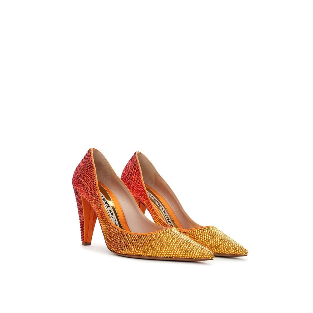 Alexandre Vauthier EU38/US8 Alexandre Vauthier Multicolor Leather And Satin  Pump