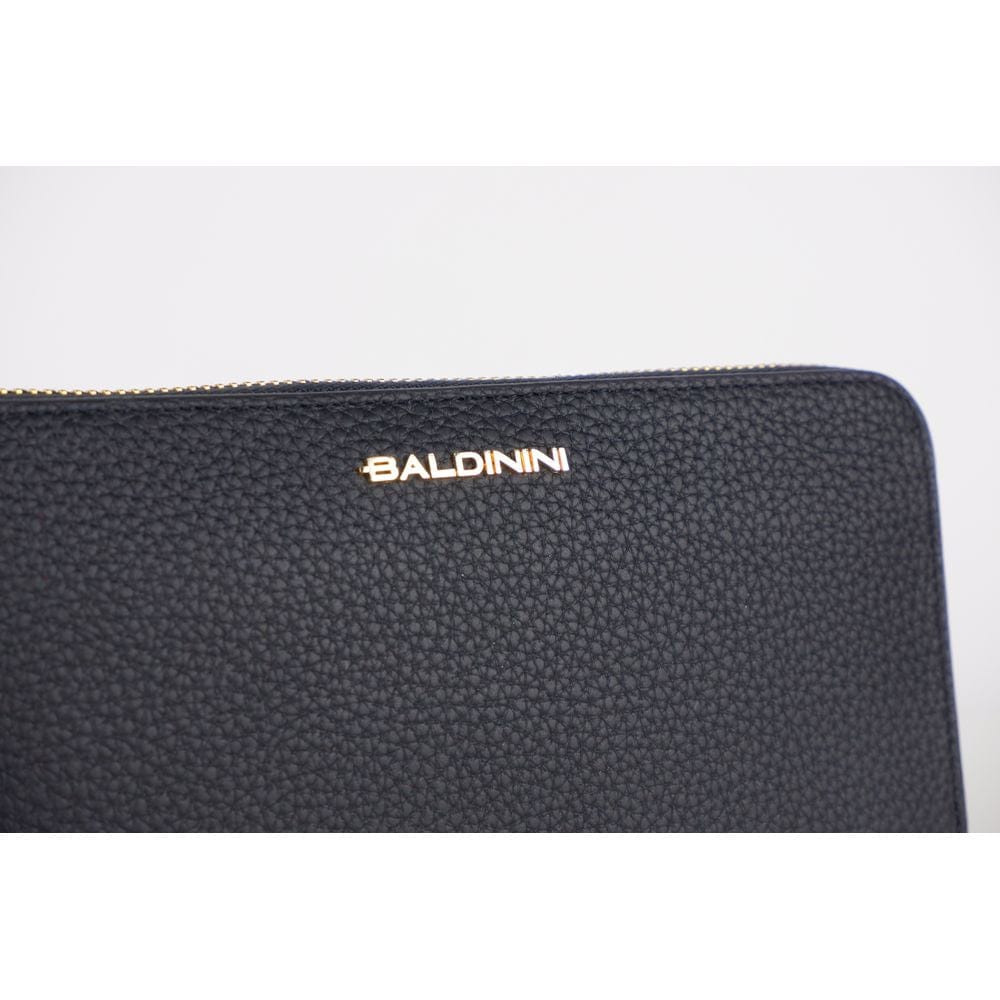Baldinini Trend Baldinini Trend Elegant Leather Zip Wallet - Timeless Accessory