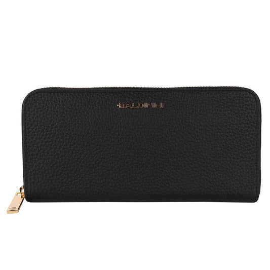 Baldinini Trend Baldinini Trend Elegant Leather Zip Wallet - Timeless Accessory