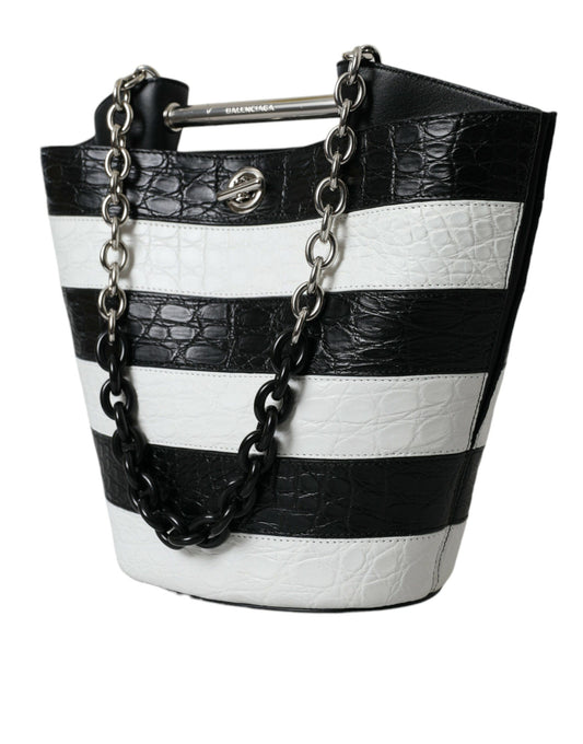 Balenciaga Balenciaga Chic Crocodile Leather Maxi Bucket Bag