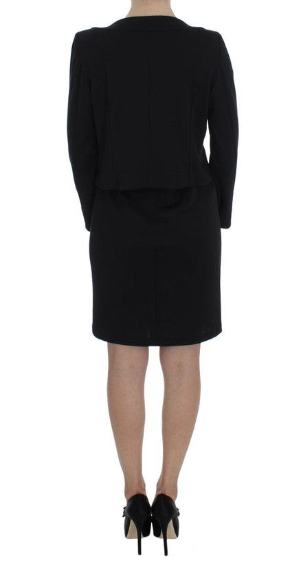 BENCIVENGA BENCIVENGA Chic Polka Dot Dress & Sweater Set