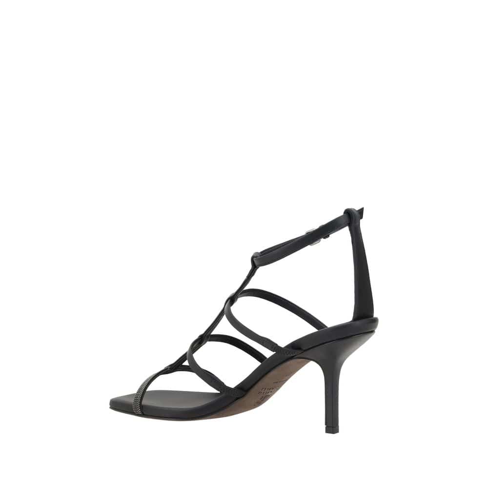 Brunello Cucinelli Brunello Cucinelli Sandals with sparkling embellishment