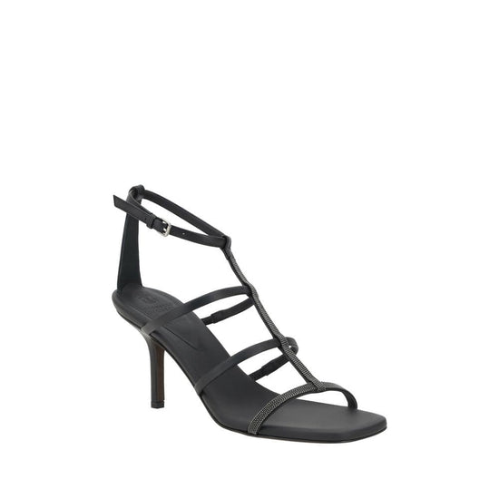 Brunello Cucinelli Brunello Cucinelli Sandals with sparkling embellishment