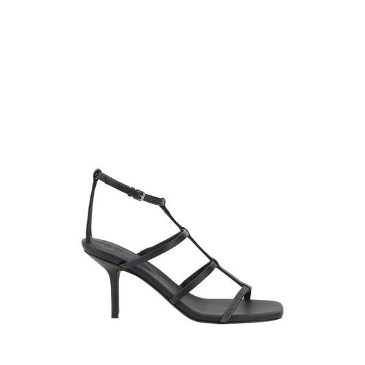 Brunello Cucinelli Brunello Cucinelli Sandals with sparkling embellishment