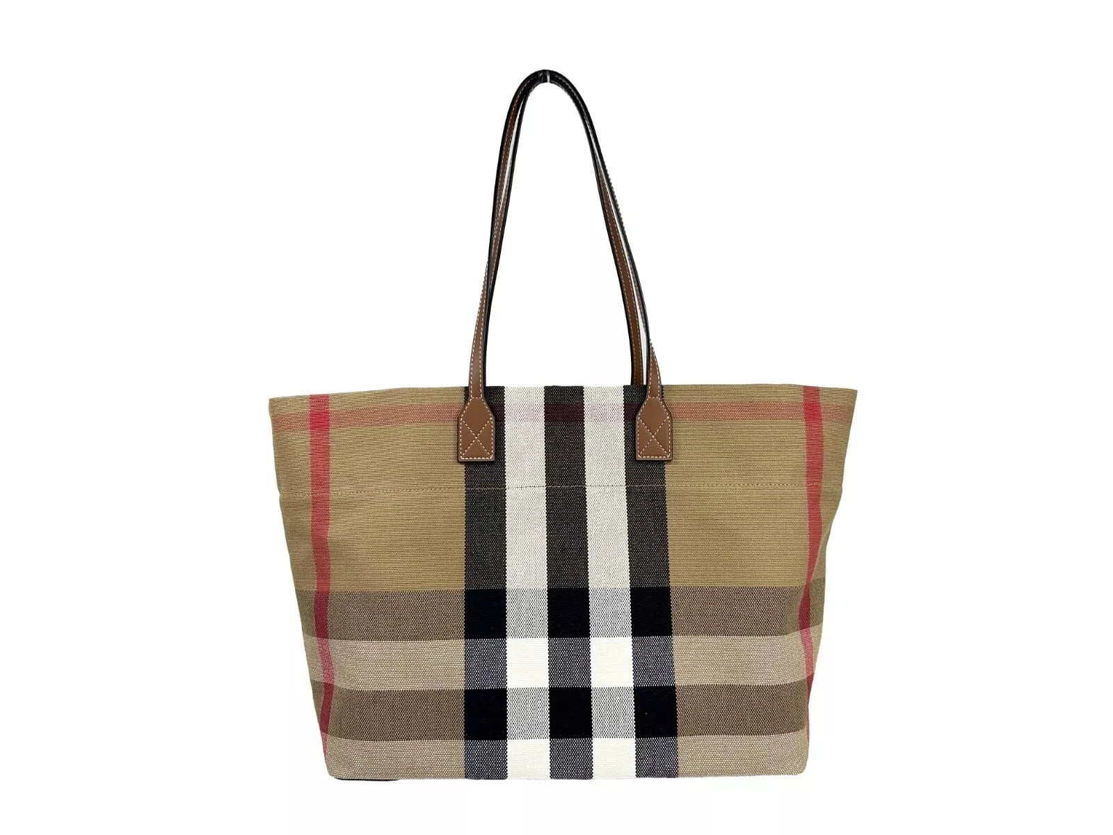 Burberry Burberry Medium London Check Tote Bag Purse Checkered