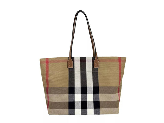 Burberry Burberry Medium London Check Tote Bag Purse Checkered