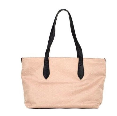 Burberry Burberry Small Rose Beige Logo Branded Econyl Nylon Tote Shoulder Handbag Purse