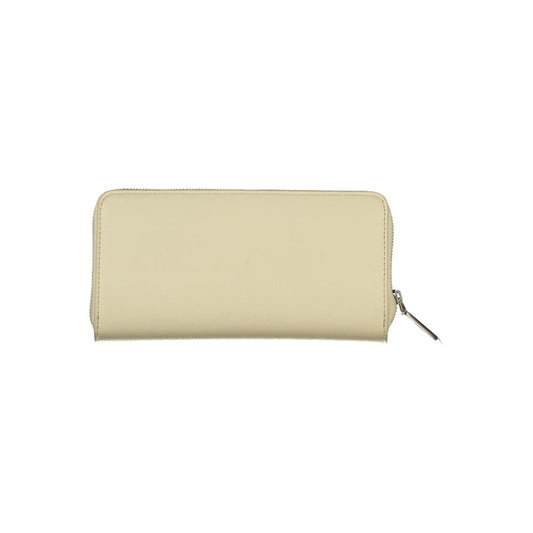 Calvin Klein Calvin Klein Elegant Beige Zip Wallet with RFID Blocking
