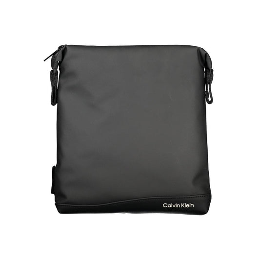 Calvin Klein Calvin Klein Elegant Black Shoulder Bag with Contrast Details