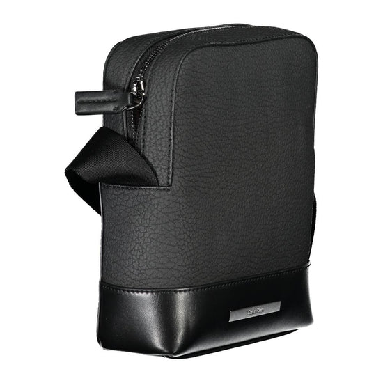 Calvin Klein Calvin Klein Sleek Black Shoulder Bag with Contrasting Details