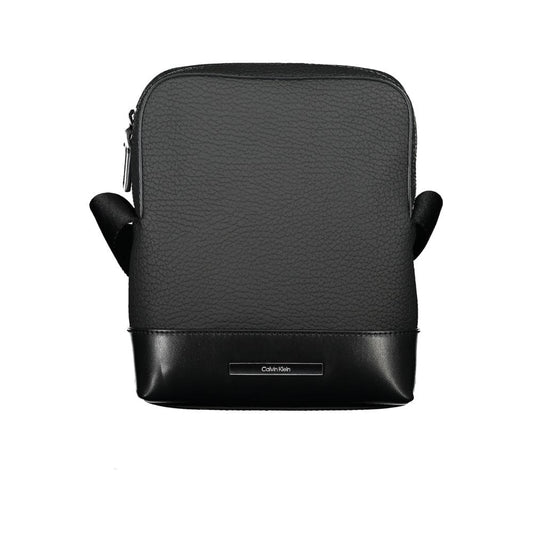 Calvin Klein Calvin Klein Sleek Black Shoulder Bag with Contrasting Details