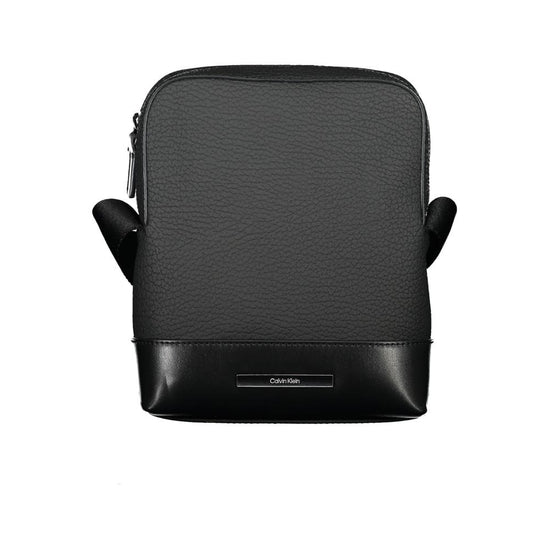 Calvin Klein Calvin Klein Sleek Black Shoulder Bag with Contrasting Details