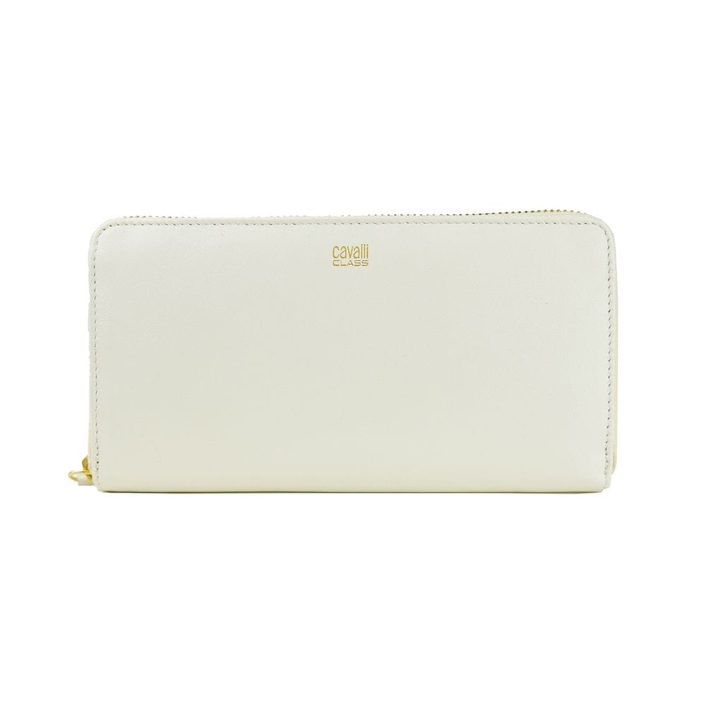 Cavalli Class Cavalli Class White Calfskin Women Wallet